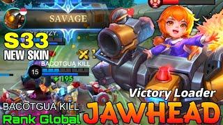 SAVAGE! Victory Loader Jawhead S33 New Skin - Top Global Jawhead by BACOTGUA KILL - Mobile Legends