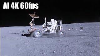 4K 60fps | Apollo Mission 16mm HD Transfers - DAIN App Frame Interpolation