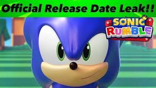 Sonic Rumble’s OFFICIAL Release Date Has Reportedly LEAKED