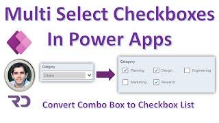 Multi Select Checkbox in Power Apps
