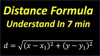 Learn The Distance Formula In 7 Minutes  (FAST REVIEW)