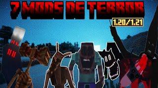 7 ADDONS DE TERROR PARA MINECRAFT BEDROCK [1.20-1.21] ️️