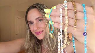 ASMR Homemade Jewelry Haul  *Super Tingly*