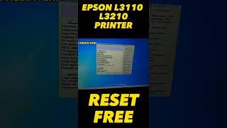 Epson L3110 red light blinking solution free ! #shorts