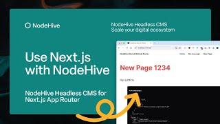 Use Next.js with Drupal/NodeHive Headless CMS