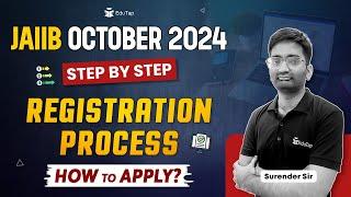 How to Apply For JAIIB Oct 2024 Online | JAIIB Exam Registration Process 2024 | JAIIB Oct 2024 Exam