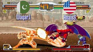 FT5 @svcsplus: Waqar1 (PK) vs AnaisS (US) [SNK vs Capcom Chaos Super Plus svc Fightcade] Aug 24