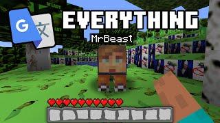 I Put Everything in Minecraft Through Google Translate 100 Times...