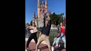 derek hough, Hayley erbert and Julianne hough dance tiktok- 2021