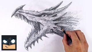 How To Draw a Dragon | YouTube Studio Sketch Tutorial