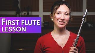 YOUR FIRST FLUTE LESSON | The Flute Channel #TFC