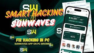 Smart Hacking in Sunwaves Token || Code Sunwave In F12 || Browser Technique