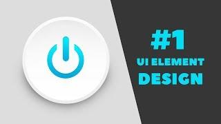 ui design tutorial for beginners |  Button Design