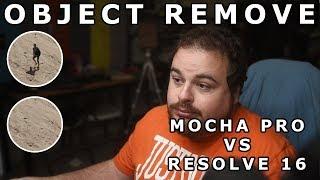 Davinci Resolve 16 Object Removal VS Mocha Pro