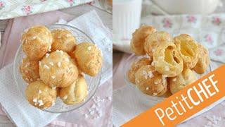 Chouquettes (massa choux com pérolas de açúcar)