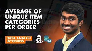 Amazon SQL Interview Questions: Lead Data Analyst Solves Complex E-Commerce SQL Problem