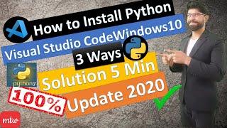 How to Run Python Program in Visual Studio Code|Download & Install Python3 on Windows10(update 2023)