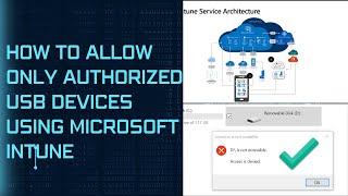 How to Allow only authorized pendrive and block other USB device using Microsoft Intune Step by Step