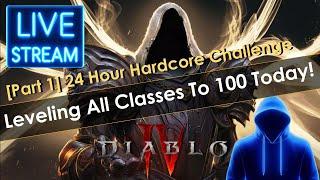 Diablo 4 All Classes to 100 in 1 Day Challenge!