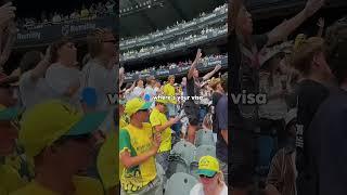 Australian fans vs Indian fans .. #viralvideo #cricket #trending