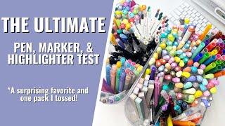 THE ULTIMATE PEN TEST | 260 PENS & MARKERS!