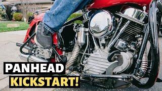 How To Kickstart a Panhead with Eddie Bussing