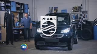 Увеличиваем яркость фар автомобиля Smart fortwo при помощи ламп Philips X-tremeUltinon LED H7.