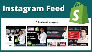 How to add Instagram Feed to Shopify || Show Instagram Feed on Shopify Home Page