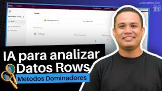 IA para analizar datos Rows