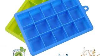 Silicone 15 Ice Cube Tray / Flexible Silicone Ice Tray