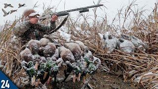 COVERED UP In MALLARDS in a Snowstorm! (Limited Out) | OPENING DAY Duck Hunt