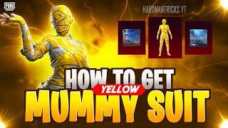 HOW TO GET YELLOW MUMMY SUIT IN PUBG MOBILE | UNDERWORLD GUIDE SET