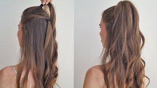 HALF-UP PONYTAIL TUTORIAL FOR BEGINNERS!