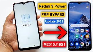 Redmi 9 Power Frp Bypass | MIUI 12.5 Unlock | Redmi 9 Power (M2010J19S1) Google Lock New Method 2022