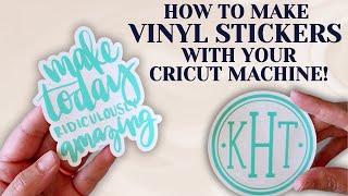 How to make a vinyl sticker decal to sell!: Making Money with Your Cricut Cutting Machine