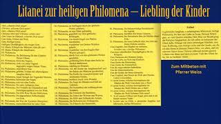 Litanei zur heiligen Philomena