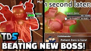 Beating NEW TDS Mode Boss! (Roblox)