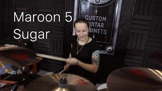 Maroon 5 -  Sugar (drum cover by Vicky Fates)