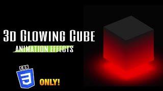 How to make an ANIMATED Rotating Cube ⏹ ? ll By CSS Only ll Code with Uzer Qureshi ll #coding