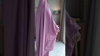 Muslima Niqabi Jilbab Two Piece Dusty Purple With Finger Loops - ITADASHI 2021