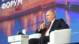 Полное выступление Путина на пленарном заседании Петербургского экономического форума 2024