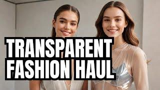 [4k] Transparent Try on haul || Try on haul with Alina (2024)