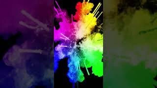 Galaxy Themes - [poly] blast of neon rainbow colored smoke