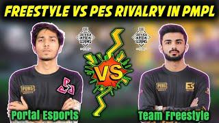 FREESTYLE VS PES RIVALRY IN PMPL  |  TEAM BABA OP VS FREESTYLE INTENSE FIGHT IN PMPL SCRIMS 2021