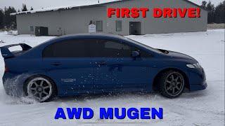 2008 Mugen Civic Si AWD Build: FIRST DRIVE!!