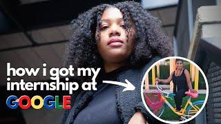 HOW I GOT MY INTERNSHIP AT YOUTUBE and GOOGLE | google BOLD advice and experience  - Milan Alicia