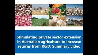 Stimulating Private Sector Extension summary video