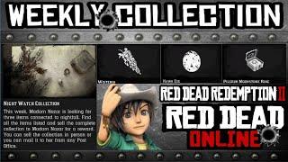 Night Watch Collection is Weekly Collection November 26 2024 - Red Dead Online Weekly Collection