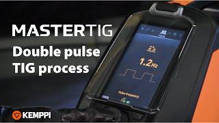 Double pulse TIG welding process