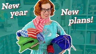 New year, new vintage sewing & knitting adventures! 